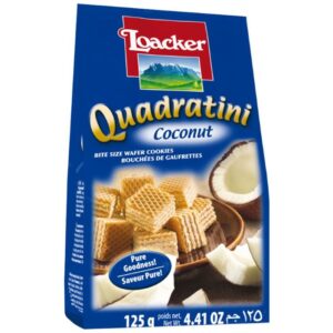 LOACKER QUADRATINI COCONUT WAFER